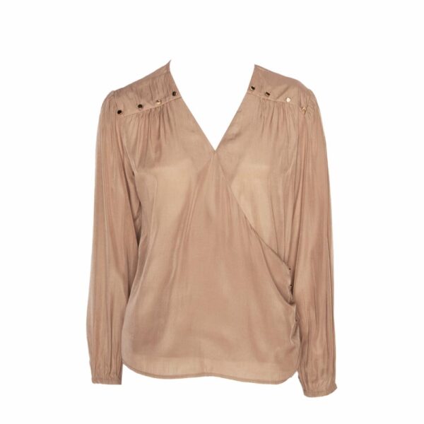 Blusa Mangas Largas Puño Elástico ADLIB