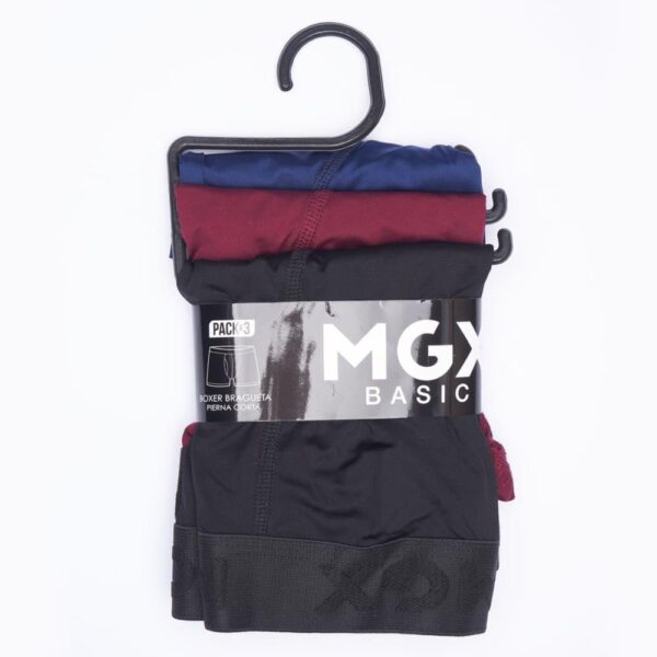 Bóxers De Nylon 3' Pack X3 MGX BASIC
