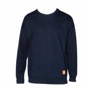 Sweater Cerrado Diseño Piezas Cuello Redondo SINOX