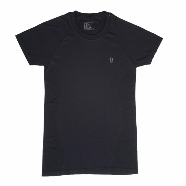 Camiseta Manga Corta Deportivo Dama Negro TSX