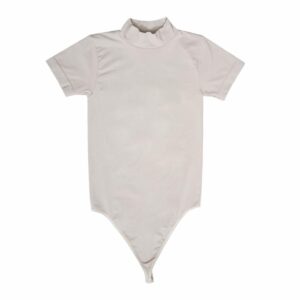 Body Cuello Alto Manga Corta Liso TESS