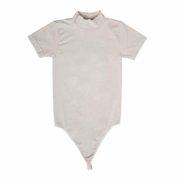 Body Cuello Alto Manga Corta Liso TESS