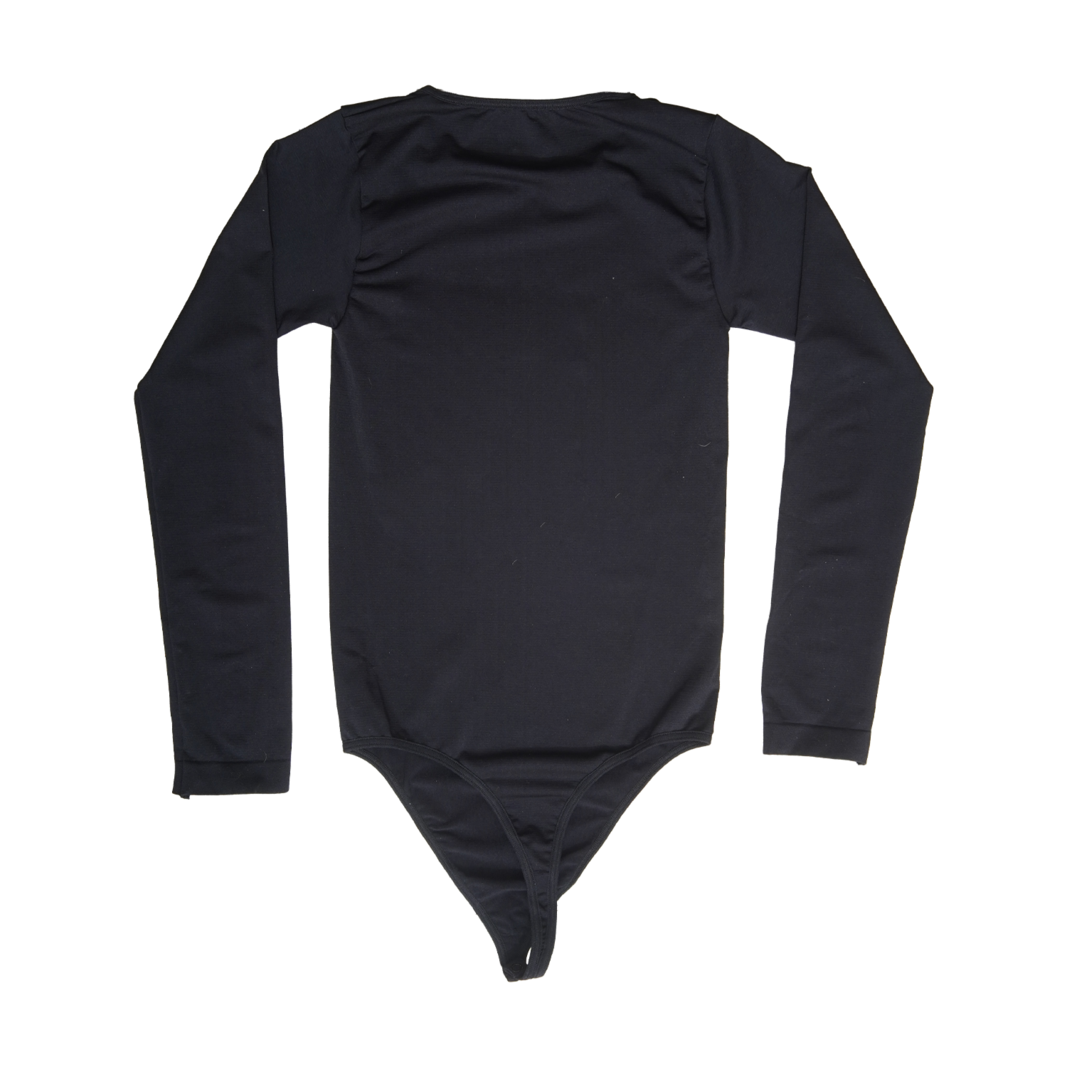 Body Manga Larga Hilo Liso Dama Negro TESS