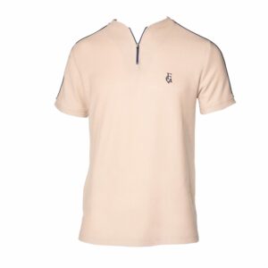Camiseta Manga Corta Cuello Con Cierre BLUE