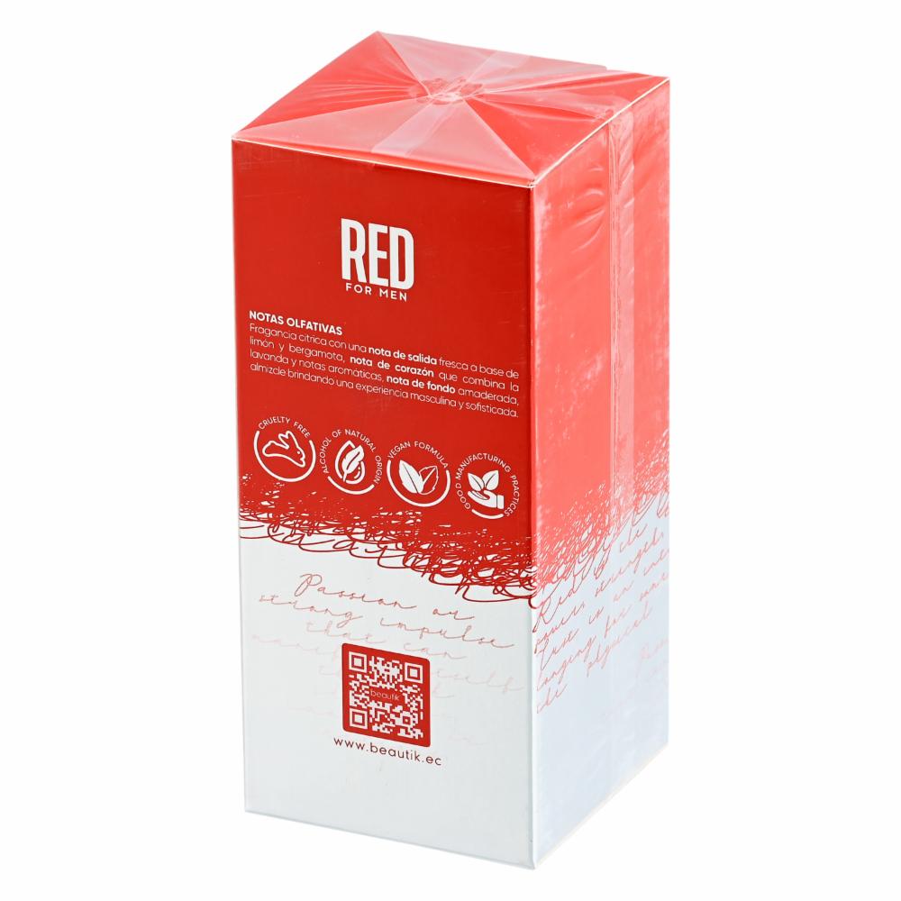 Frgancia Para Caballero Red BEAUTÌK LONDON EDT 100 Ml - Imagen 2