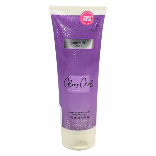 Crema Corporal Con Brillos Glow Girl Vitamina E PORMUÀ 250 Ml