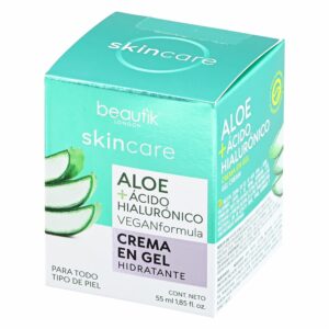 Crema Hidratante Aloe + Acido Hialuronico SKIN CARE 55 Ml