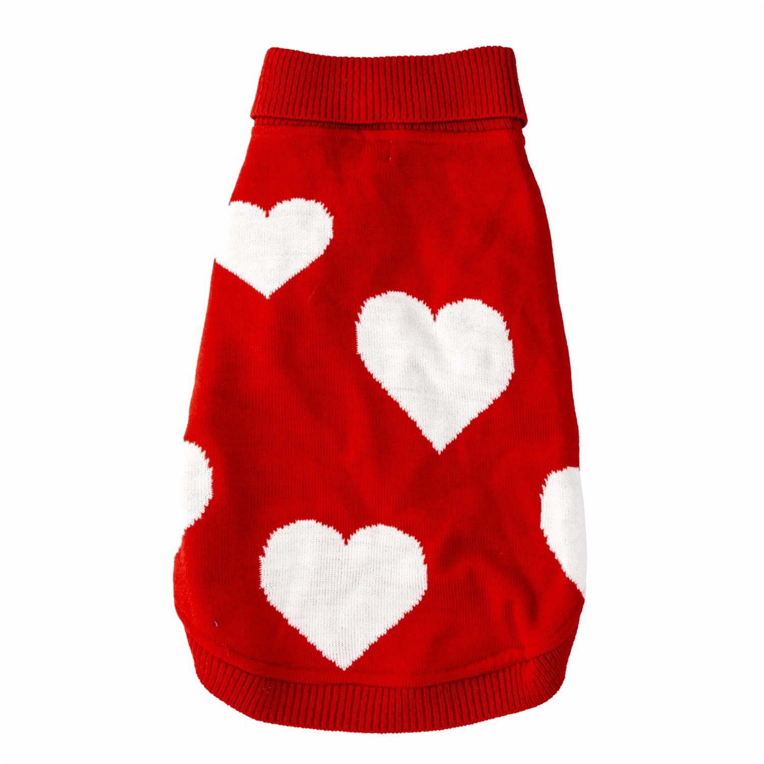 Suéter Para Perro Corazones MY STYLE Talla Mediano - Imagen 2