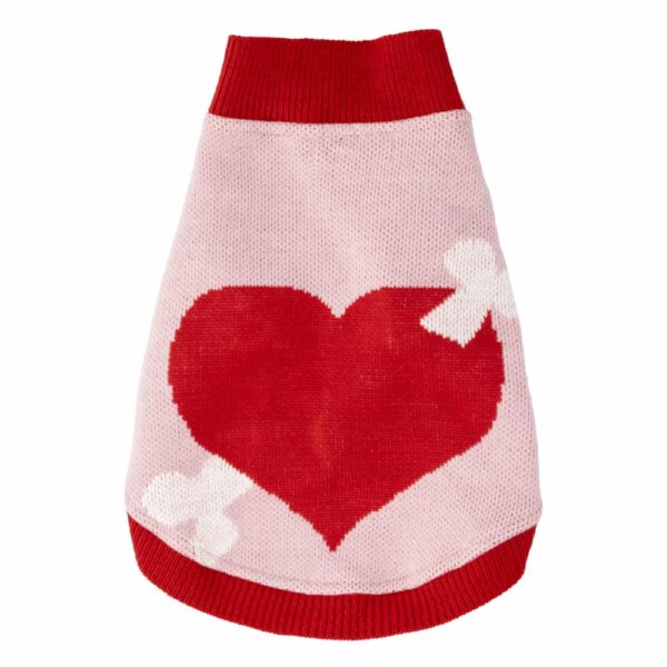 Suéter Para Perro Diseño Corazón Hueso MY STYLE - Imagen 2