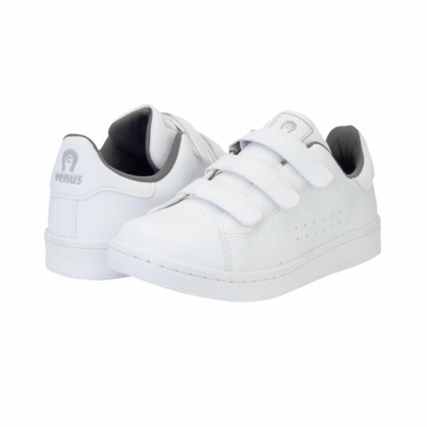 Blanco Deportivo Diseño Argel Con Velcro VENUS - Imagen 7
