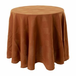 Mantel Pasadena Redondo Color Terra 6 A 8 Puestos CASA LINDA 175 Cm