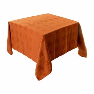 Mantel Pasadena Cuadrado Color Terra 6 A 8 Puestos CASA LINDA 175 X 175 Cm