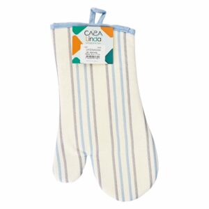 Guante Rayas nad Celeste CASA LINDA 33 X 17 Cm