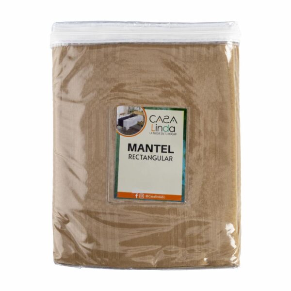 Mantel Rectangular Habano 8 Puestos - Imagen 2