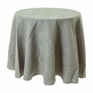 Mantel Redondo Gris 6 A 8 Puestos CASA LINDA