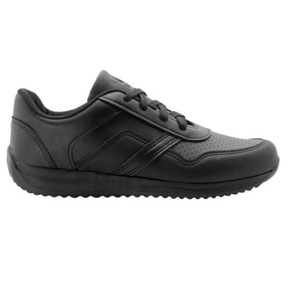 Zapato Escolar Negro Deportivo Diseño Valencia Con Cordón VENUS - Imagen 5
