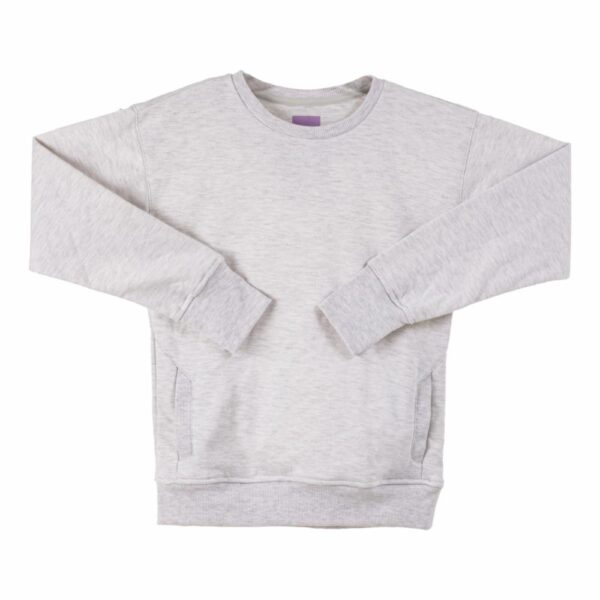 Buzo Fleece Cuello Redondo Con Bolsillos MGX KIDS - Imagen 4
