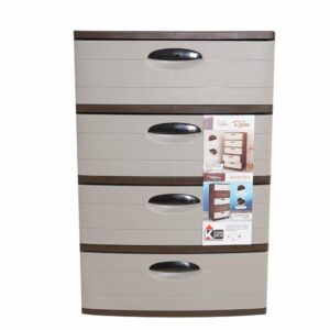 0684 CAJONERA SUPER MADEIRA 4P BEIGE 2