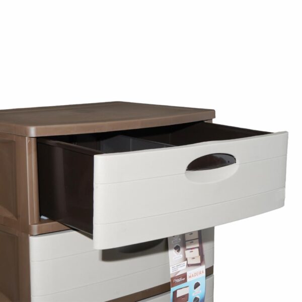 Cajonera Super Madeira 5 Pisos CASA PICA Plástico - Imagen 5