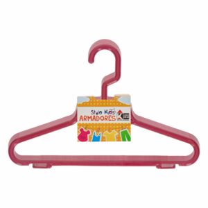 Armador De Ropa Infantil Rosado CASA PICA 8 Piezas