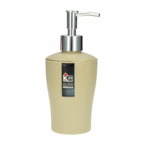 Dispensador De Jabón Línea Aura Beige Essential CASA PICA 19X8  Cm