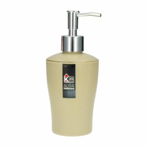 Dispensador De Jabón Línea Aura Beige Essential CASA PICA 19X8  Cm