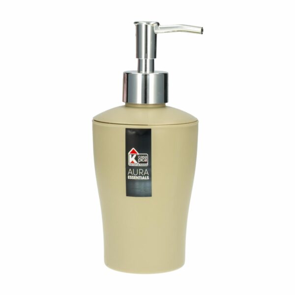 Dispensador De Jabón Línea Aura Beige Essential CASA PICA 19X8  Cm