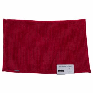 Alfombra Para Baño Chenille Rojo MODERTEX 40 X 60 Cm