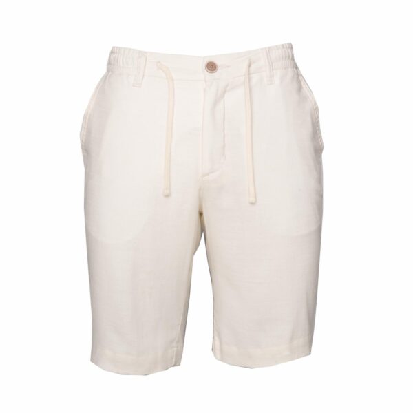 Bermuda De Lino Tipo Chino BLUE