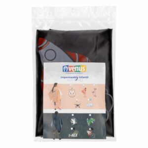 Capa Impermeable Titan Infantil Negro VENUS Talla Pequeño