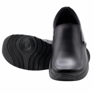 Zapato Escolar Negro Mocasín De Cuero Diseño Thiago VENUS