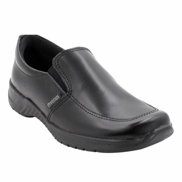 Zapato Escolar Negro Mocasín De Cuero Diseño Thiago VENUS - Imagen 10