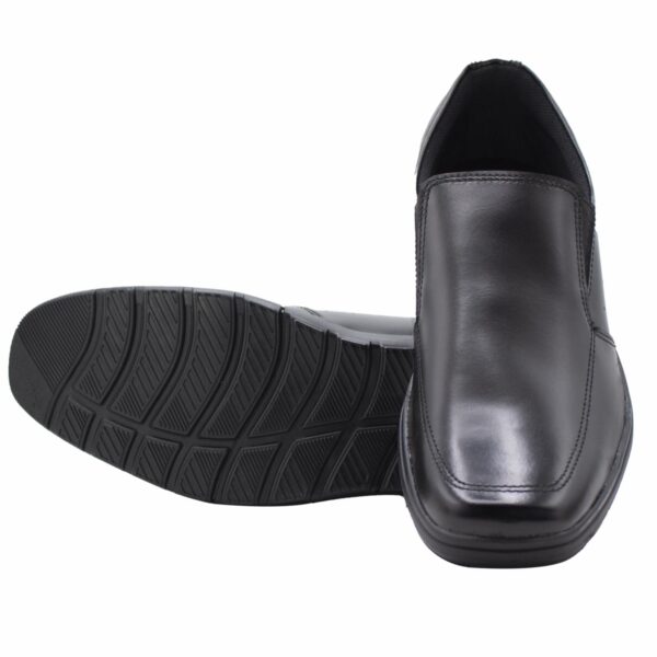 Zapato Escolar Negro Mocasín De Cuero Diseño Carlos VENUS - Imagen 8