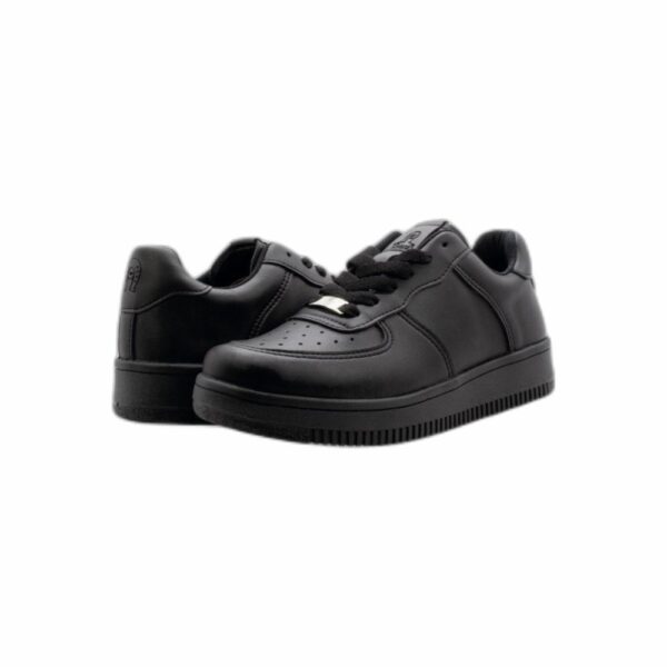 Zapato Escolar Blanco Deportivo Diseño Bronx Con Cordón VENUS