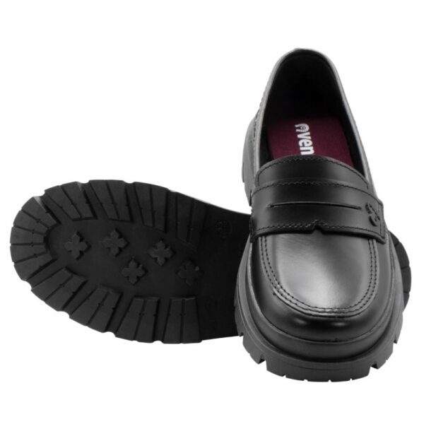 Zapato Escolar Negro Mocasín Diseño Micaela VENUS - Imagen 6