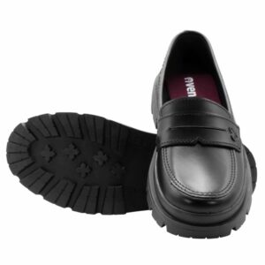 Zapato Escolar Negro Mocasín Diseño Micaela VENUS
