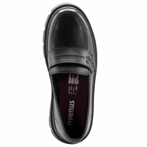 Zapato Escolar Negro Mocasín Diseño Micaela VENUS - Imagen 2