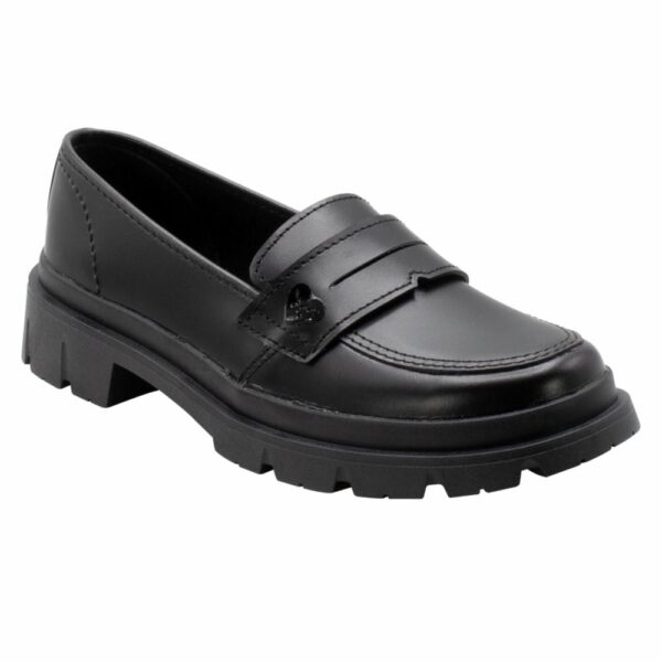 Zapato Escolar Negro Mocasín Diseño Micaela VENUS - Imagen 5