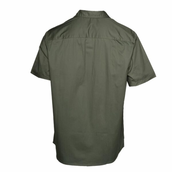 Camisa Manga Corta Cuello Cubano Slim Fit BLUE - Imagen 2