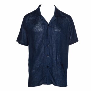 Camisa Semicasual De Lino BLUE