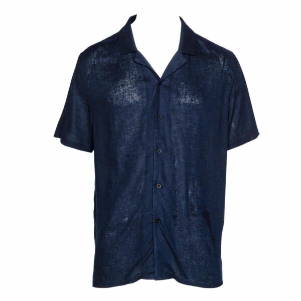 Camisa Semicasual De Lino BLUE - Imagen 3