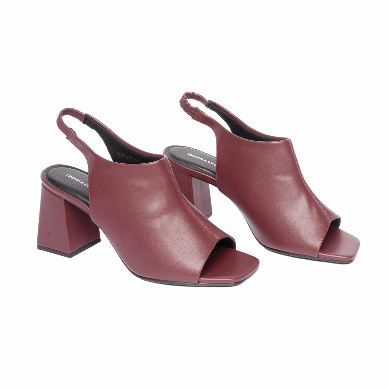 Zapatos Semicasual Taco Cuadrado Sin Talón TREND & STYLE - Imagen 2