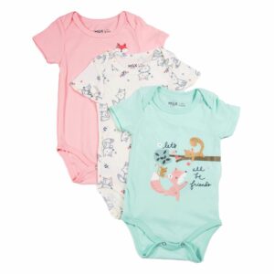 Body Manga Corta Pack X 3 MGX BABY