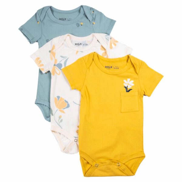 Body Manga Corta Pack X 3 MGX BABY - Imagen 4