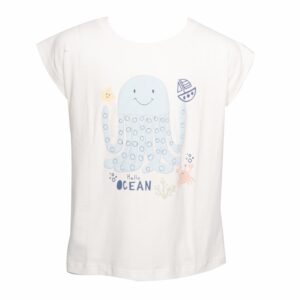 Camiseta Manga Corta Aplique De Pulpo MGX KIDS