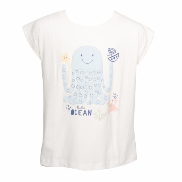 Camiseta Manga Corta Aplique De Pulpo MGX KIDS - Imagen 3