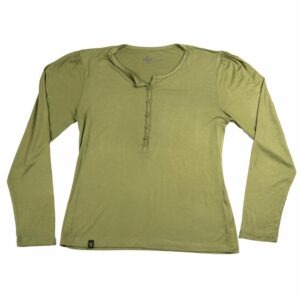 Cuello Redondo con Botones y Manga Larga MGX BASIC