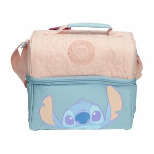 Lonchera Lilo & Stitch Rosado Celeste DISNEY 22X20X16 CM