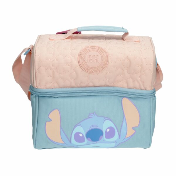 Lonchera Lilo & Stitch Rosado Celeste DISNEY 22X20X16 CM