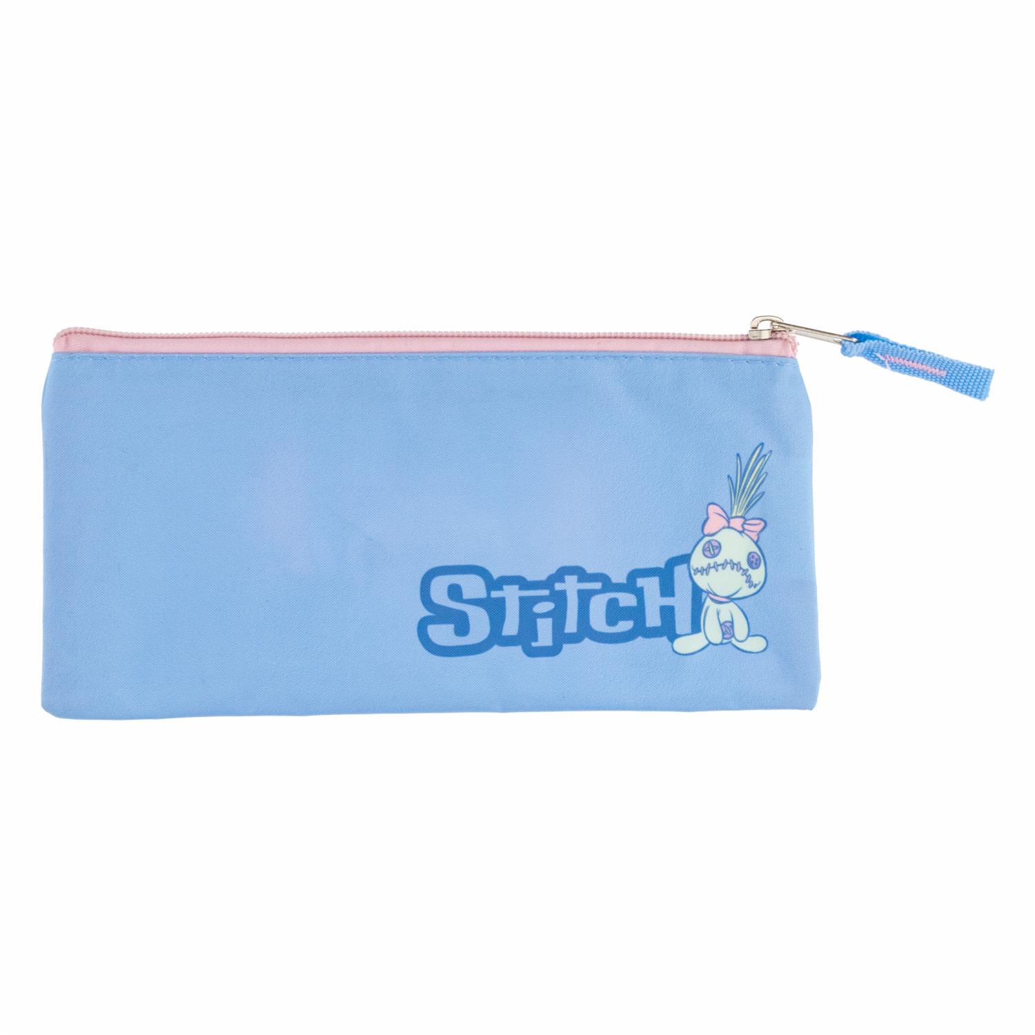 Lapicera Escolar Sencilla Diseño Lilo Y Stitch DISNEY 20X14X1 CM - Imagen 2